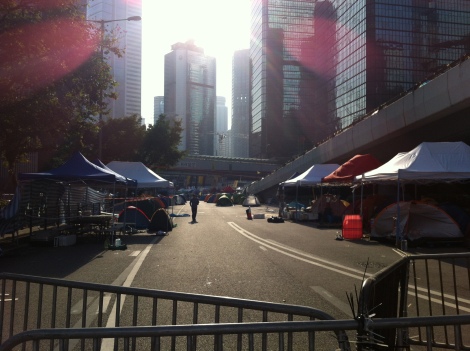 Occupy Hong Kong as seen by The Chic Adventurer Leslie Patrick